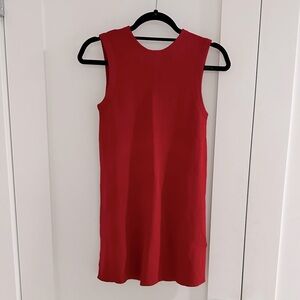 NWT Zara red mini knit dress.